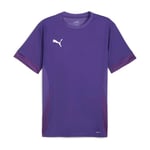 PUMA Unisex Teamgoal Matchday Jersey Jr Football Shirt, Team Violet-puma White-Purple Pop, 128 EU