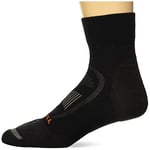Merrell Unisex's Men's and Women's Zoned Cushioned Wool Hiking Ankle Socks-1 Pair Pack-Breathable Arch Support, Black, X-Large