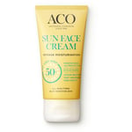 ACO Sun Face Cream SPF50+ Oparfymerad 50 ml