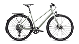 Specialized Specialized Sirrus X 3.0 Step-Through EQ | Hybridcykel | Gloss Spruce / White Sage Reflective