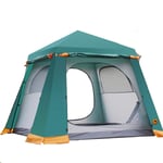 Nologo Durable Camping Tent 4-6 Person,Tents for Camping Waterproof,Cabin Tent Advanced Design for Casual Family Camping Hiking 240 * 240 * 185cm,Easy to Install