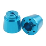 HONG YI-HAT RC Aluminum Rear Wheel Hex 2P For 1:10 Yeti 90026 Spare Parts (Color : Blue)