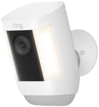 Ring Spotlight Cam Pro säkerhetskamera (vit/batteri)