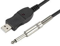 USB til 6.3mm Jack adapter - 3 m