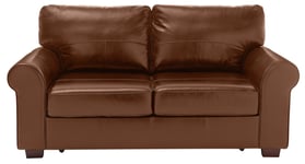 Habitat Salisbury Leather 2 Seater Sofa Bed - Tan