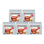 Tassimo Coffee Pods Kenco Cafe Au Lait 5 Packs  (Total 80 Drinks)