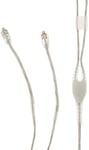 Vitality CBD Shure EAC64BKS Reinforced Replacement Cable with silver-plated MMCX Plugs SE Earphones, 162 cm, Clear