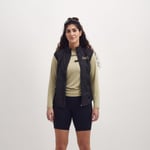 Lipati Drizzle Vest Stl. L - Lätt och vattenavvisande löparväst i svart för aktiva löpare, perfekt för växlande väderförhållanden.