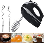 ZRSH Electric Hand Mixer, 5 Speed Eelectric Hand Whisk 250W Turbo Hand Held Mixer Food Cake Mixer Blender for Whipping, Mixing Cookies Food Beater, Egg, Cakes,002