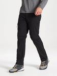 Craghoppers Mens Kiwi Pro II Convertible Trousers - Black, Black, Size 32, Men