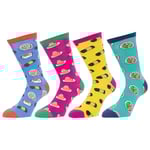Nordic Souvenir Swedish Fika Strumpor 4-Pack Multi 40-45