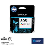 HP 305 Colour Original Ink Cartridge 3YM60AE for Deskjet 2723 2723e 2724 INDATE
