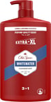 Old Spice Whitewater Shower Gel Men 1000Ml, 3-In-1 Mens Shampoo Body-Hair-Face W