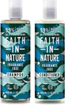 Faith in Nature Natural Fragrance Free Shampoo & Conditioner Set, Sensitive Vega