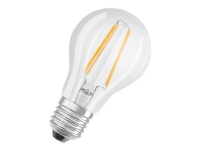 OSRAM BASE CLASSIC A - LED-glödlampa - form: A60 - klar finish - E27 - 6.5 W (motsvarande 60 W) - klass E - svalt vitt ljus - 4000 K (paket om 3)