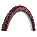 Panaracer Fire XC Pro Tubeless Compatible Folding Tyre, Black/Red, 26 x 2.10