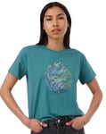 Tentree Portal Kelp T-Shirt Women dam-T-shirt North Sea/Aurora-2451 XL - Fri frakt