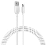 Laddkabel USB till Lightning 2 Meter Vit Borofone