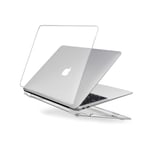 EooCoo Case compatible for NEW Macbook Pro 13 inch M1 A2338 A2251 A2289 A2159 A1989 A1706 with Touch Bar, 2021-2017 Release, Plastic Hard Shell, Smooth Shiny Surface, Crystal Clear