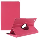 Samsung Galaxy Tab A9+ 360 Roterande Foliofodral - Varm Rosa Rosa