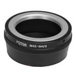 FOTGA For M42 lens to Micro 4/3 Adapter Ring for E-PL1, E-PL1s, E-PL2, E-PL3, E-P2, E-P3, PEN-F, E-PL7, E-PL8, E-PL9, E-M, OM-D, E-M1 E-M5 Mark II, E-M10 Mark II III, DMC-G1, G2, G3, G9, G10, GX1, GH1, GH2, GF1, GF2, GF3, GF5, GH4, GH5, GH5s, GX85, GX7