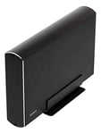 DELTACO Boîtier Externe pour Disque Dur SATA 3.5" Pouces ou 8.89 cm, Débit SATA 6Gb/s, USB 3.1 Gen1, en Aluminium, Noir