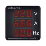 Spännings- och strömmätare Frekvensmätare Digital display AC50-500V 1-140A Hög precision Digital mätare Voltmeter Ammeter