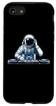 Coque pour iPhone SE (2020) / 7 / 8 Astronaute Outer DJ Electronic Beats of House Funny Space