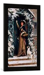 Kunst für Alle 'Image encadrée par George Sheridan Knowles dans l'esprit de Noël d'art dans Le Cadre de Haute qualité Photos Fait Main, 40 x 60 cm, Noir Mat