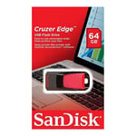 SanDisk Cruzer Edge 64GB USB Flash Drive Memory Stick-UK