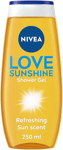 NIVEA Love Sunshine Shower Gel (250 ml), Refreshing and Caring Shower Gel with