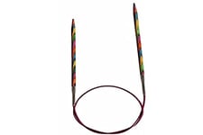 KnitPro 80 cm x 4.5 mm Symfonie Fixed Circular Needles, Multi-Color