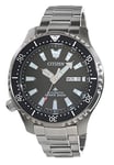 Citizen Men's Analog Automatic Watch with Stainless Steel Strap NY0130-83E