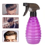 (Purple)Salon Barber Shop Hairdressing Spray Bottle Hair Styling Watering VEE