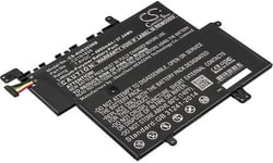Kompatibelt med Asus Vivobook E203MAH-FD005R, 7,6V, 4900mAh