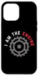 Coque pour iPhone 15 Pro Max Grunge Vélo de montagne I Am The Engine pour VTT Trail Riding