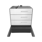 HP Paper Feeder and Stand - Bac d'alimentation - 500 feuilles dans 3 bac(s) - pour PageWide Enterprise Color MFP 586; PageWide Managed Color E55650