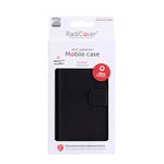 RadiCover Mobilcover iPhone 11 Pro MAX anti-stråling PU læder sort (1 stk)
