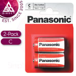 Panasonic R14RZ-2BP C Size Heavy Duty Zinc Carbon Battery Power│2- Pack│InUK