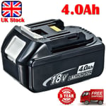 For Makita Bl1840 18v 4.0ah Rechargeable Lxt Lithium-ion Battery Bl1830 Bl1820