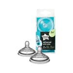 Tommee Tippee Closer To Nature Advanced Anti-Colic Teats 2 Pack - Slow