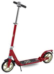 Scooride Jiffi J-40 Adult Scooter Big Wheel, Foldable and Portable Adjustable Height for Teens Adults Kick Scooter, Extra Large 2 Wheel Scooters (Red)