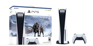 Sony PS5 Blu-Ray Edition Console God of War Ragnarok Bundle - White