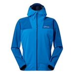 Berghaus Men's Kember Vented Waterproof Shell Jacket, Durable, Breathable Rain Coat, Limoges, XL
