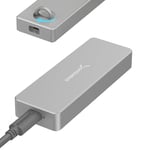 SABRENT USB-C Boîtier NVMe SSD M.2, Adaptateur Externe USB 3.2 Gen2 10Gbps, Aluminium Boîtier Disque Dur pour PCIe, M Key, 2230/2242/2260/2280, SSD Enclosure Case, sans Outil (EC-TFNE)