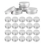 48 st 1 oz burkar silver aluminium burkar burkar skruvlock runda aluminium burkar burkar med skruvlock skruv