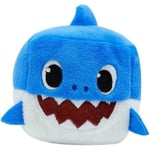 Baby Shark Song Cube,sjungande Daddy Shark Plysch, stoppade djurleksaker för småbarnblå