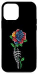 Coque pour iPhone 12 mini Mongolie Rose Squelette Pride Drapeau Mongolie Racines Souvenir