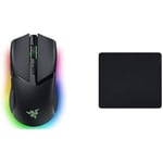 Razer Cobra Pro + Gigantus V2 Large - Souris de Jeu sans Fil Personnalisable RGB, capteur Optique 30K et Tapis de Souris de Jeu Souple et Large pour la Vitesse et Le contrôle