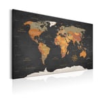 Arkiio Tavla World Map Secrets Of The Earth A3-N5873A